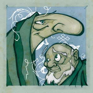 Schweinehirt und Mönch © 2014 by Walter Pfau